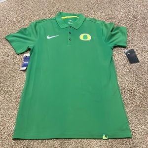 Nike Oregon Ducks Apple Green Polo. Men’s Size M. NWT.